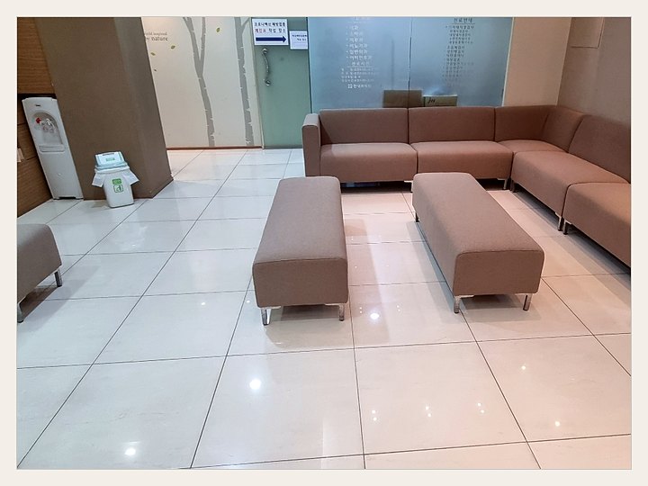 대기 공간 라운지 소파